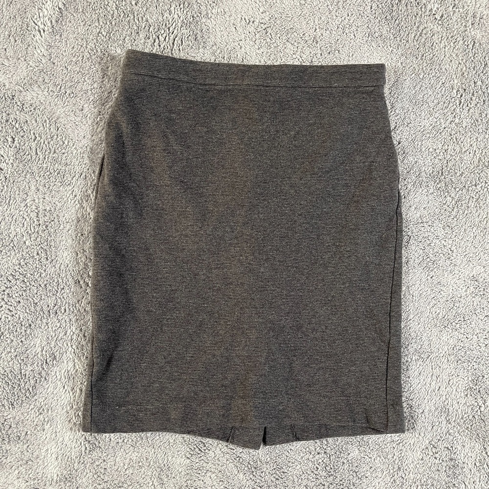 Banana Republic Pencil Skirt Womens 6 Gray Tailored Fit Office Career Back Zip